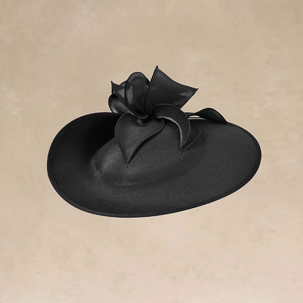 Fascinators & Derby Hats - Fascinator Hat for Women Wide Brim Hat Wedding Headpiece Tea Bridal Hair - product detail view 6