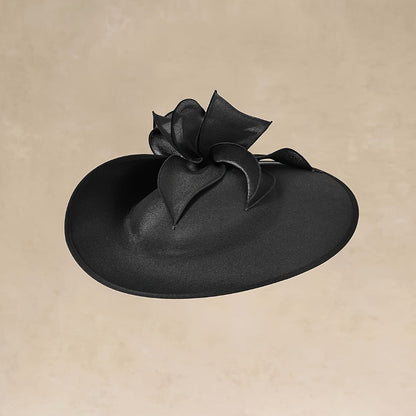 Fascinators & Derby Hats - Fascinator Hat for Women Wide Brim Hat Wedding Headpiece Tea Bridal Hair - product detail view 6