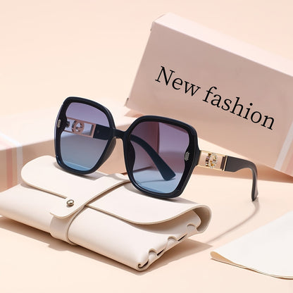 Fashion Glasses - Retro Rectangle Women Anti-Reflective PC Lens Lightweight Plastic Frame - product detail view 11