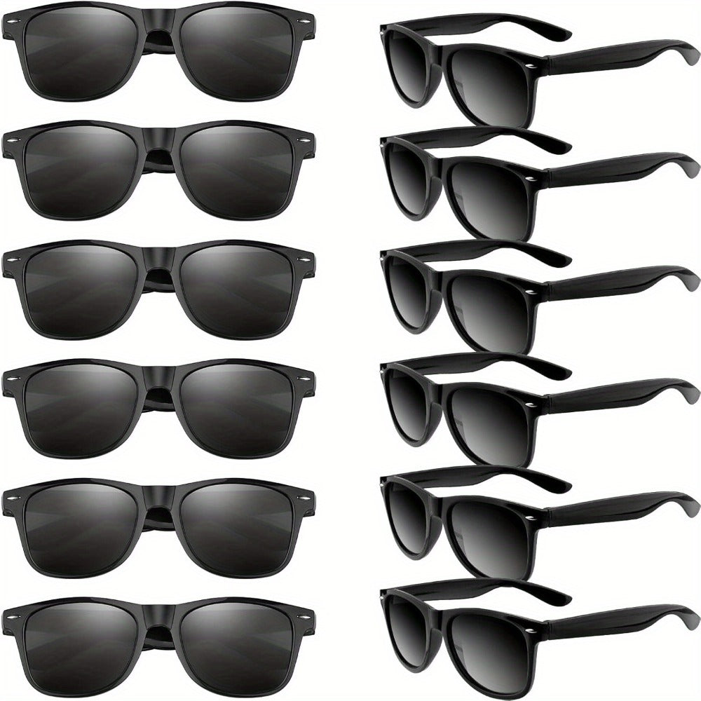 Fashion Sunglasses - Neon 12 Pack Bulk UV400 Polarized Favors - Colorful Shades for Beach Pool - product detail view 10
