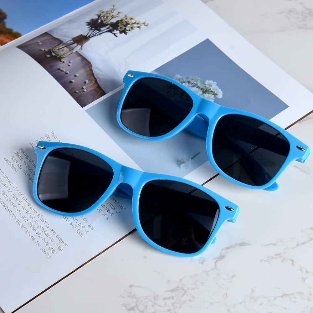 Fashion Sunglasses - Neon 12 Pack Bulk UV400 Polarized Favors - Colorful Shades for Beach Pool - product detail view 13