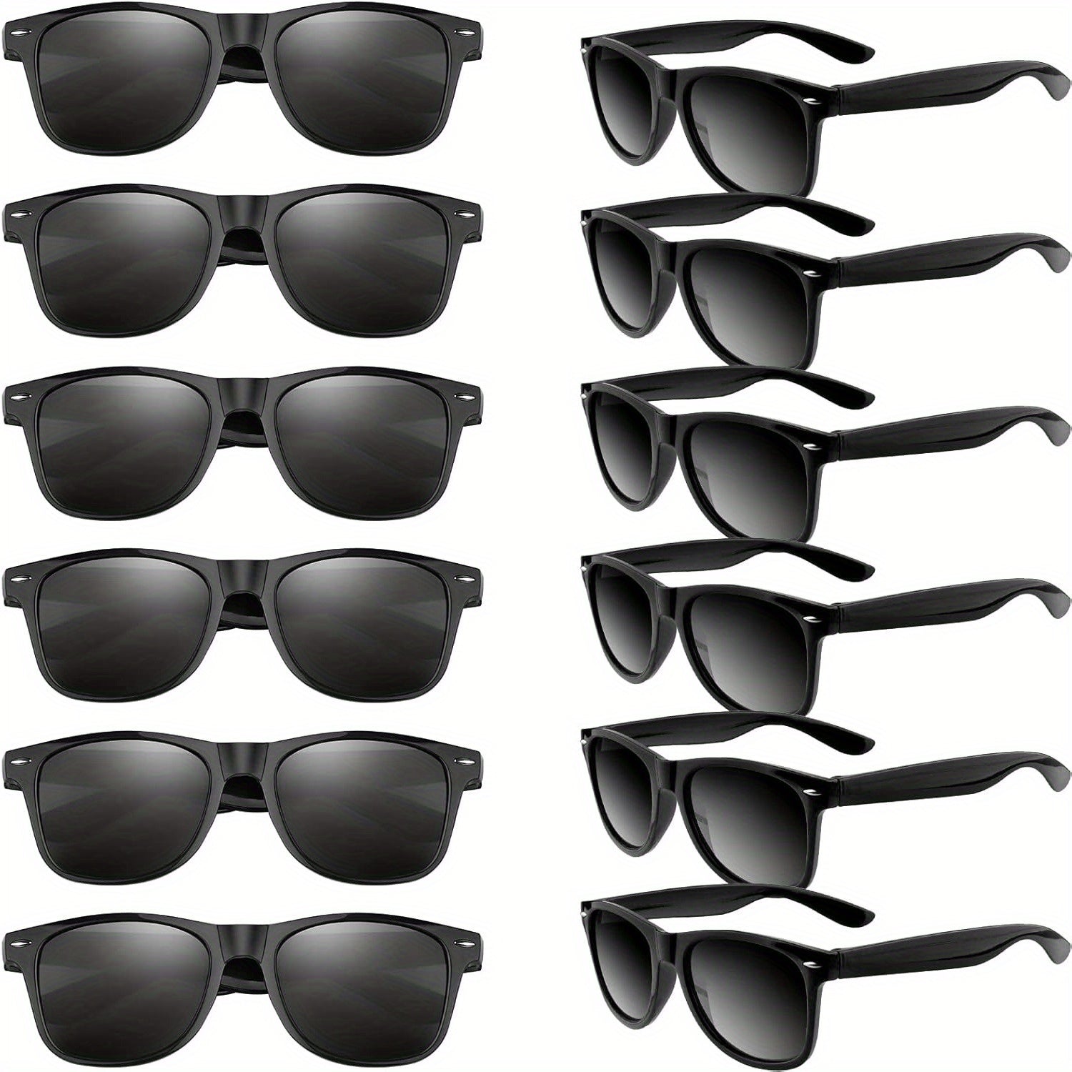 Fashion Sunglasses - Neon 12 Pack Bulk UV400 Polarized Favors - Colorful Shades for Beach Pool - product detail view 15