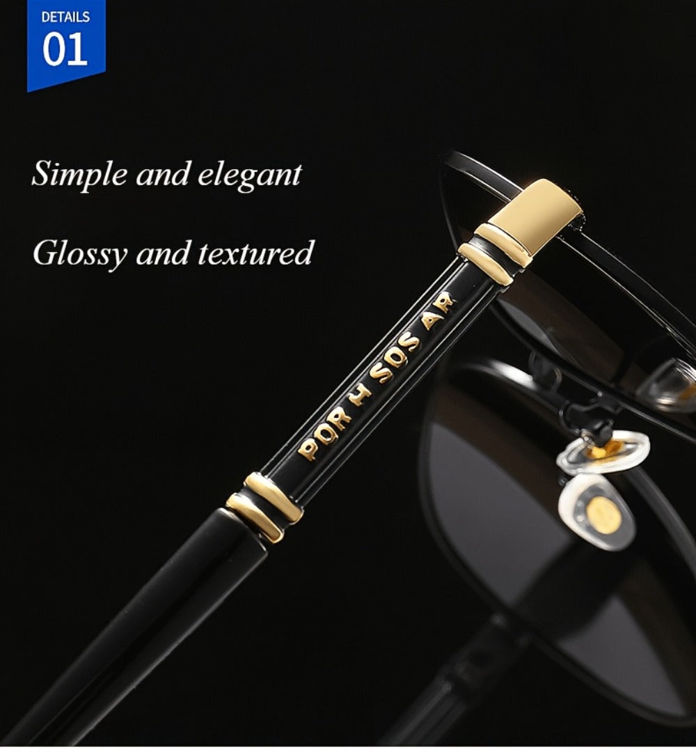 Fashion Sunglasses - Polarized Double Bridge Unisex UV400 Anti-Glare Eyewear for Hiking - product detail view 12