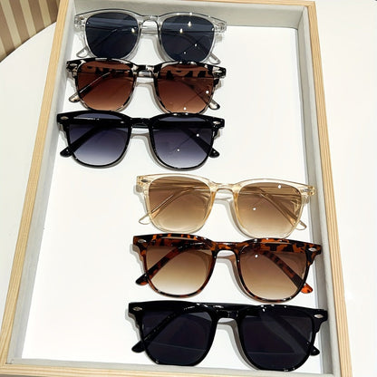 Fashion Sunglasses - Round 6 Pack Small Retro Frame Mixed Color Assorted Unisex - European - product detail view 2