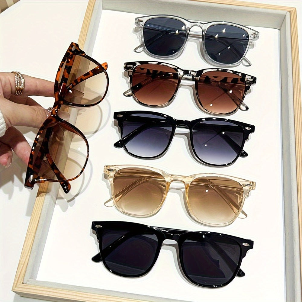Fashion Sunglasses - Round 6 Pack Small Retro Frame Mixed Color Assorted Unisex - European - product detail view 4
