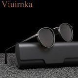 Polarized black-gray lenses with gray frame