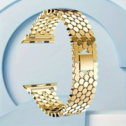 Fashion Watch - Apple Band Stainless Steel with Link Removal Tool Metal Push-Button Clasp - product detail view 15