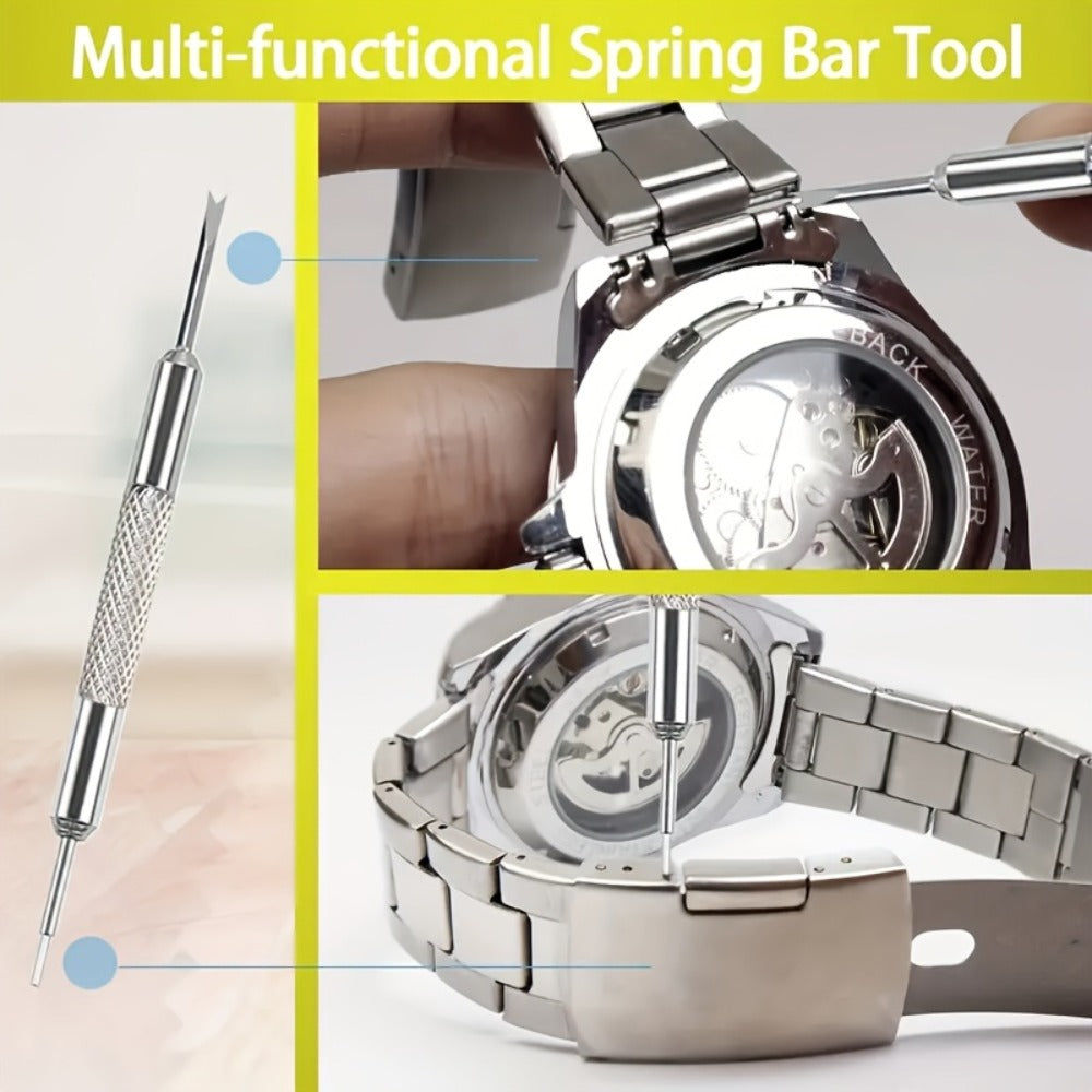 Fashion Watch - Band Removal Tool Kit 15pcs Stainless Steel Professional Band Pin Remover - product detail view 6