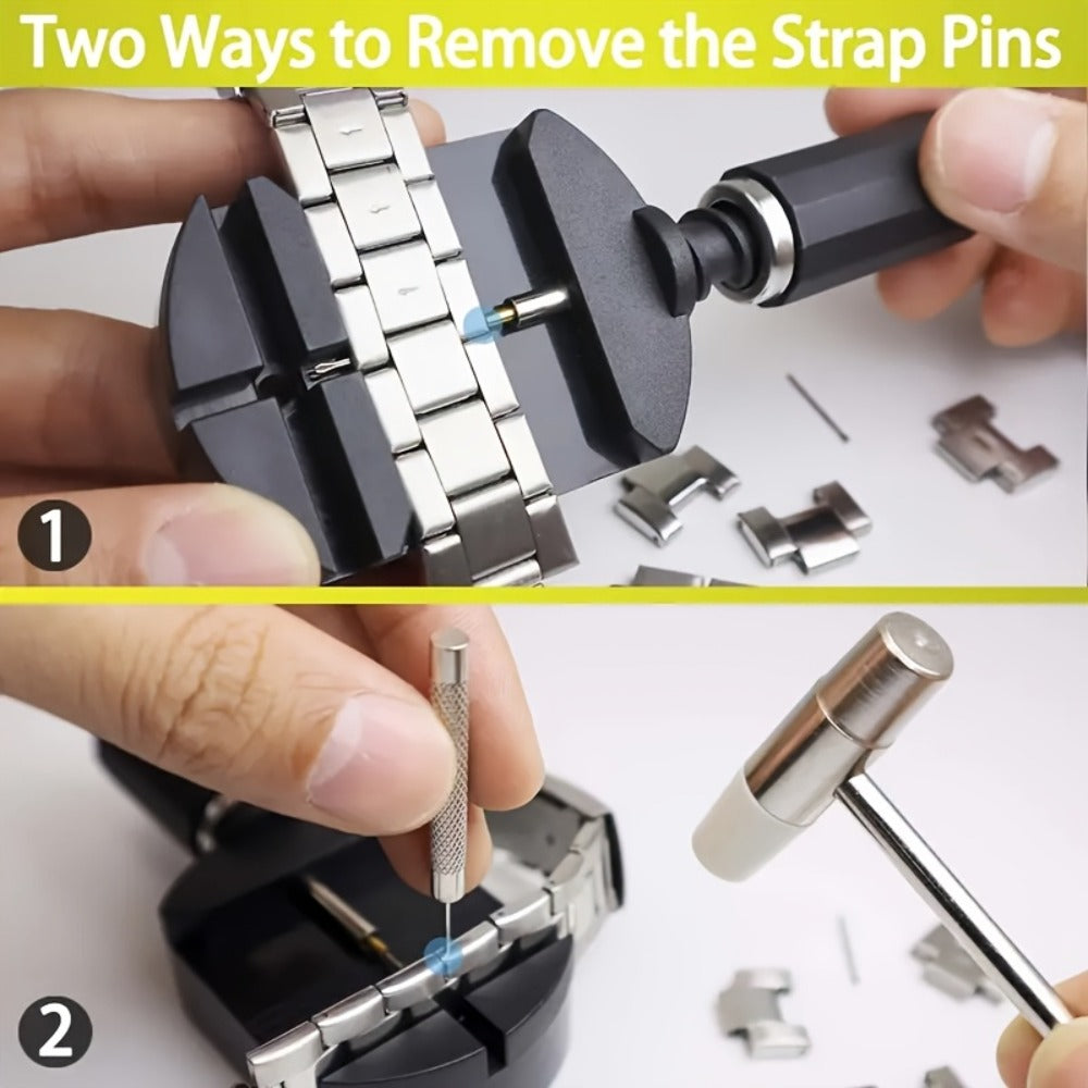 Fashion Watch - Band Removal Tool Kit 15pcs Stainless Steel Professional Band Pin Remover - product detail view 7