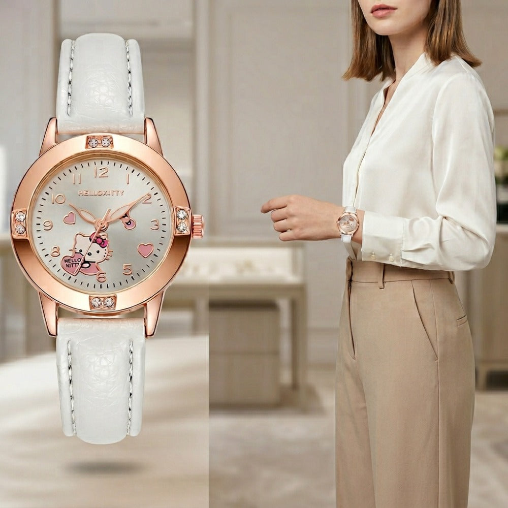 Fashion Watch - Cute Cartoon Character Set of 5 - Kawaii Anime Wristwatch Bundle for Girls - product detail view 7