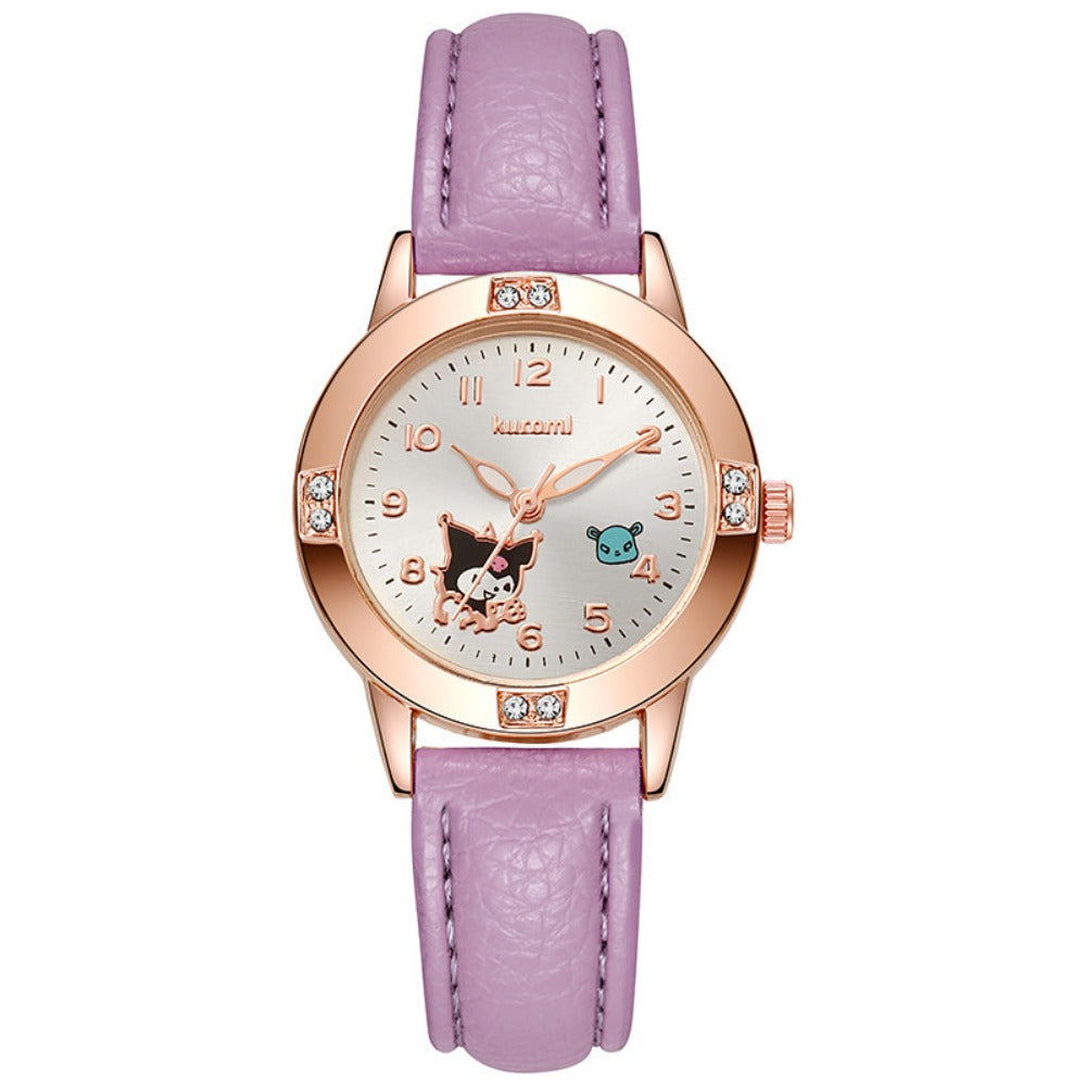 Fashion Watch - Cute Cartoon Character Set of 5 - Kawaii Anime Wristwatch Bundle for Girls - product detail view 9
