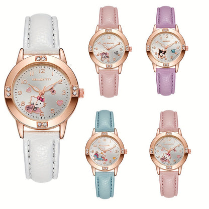 Fashion Watch - Cute Cartoon Character Set of 5 - Kawaii Anime Wristwatch Bundle for Girls - product detail view 11