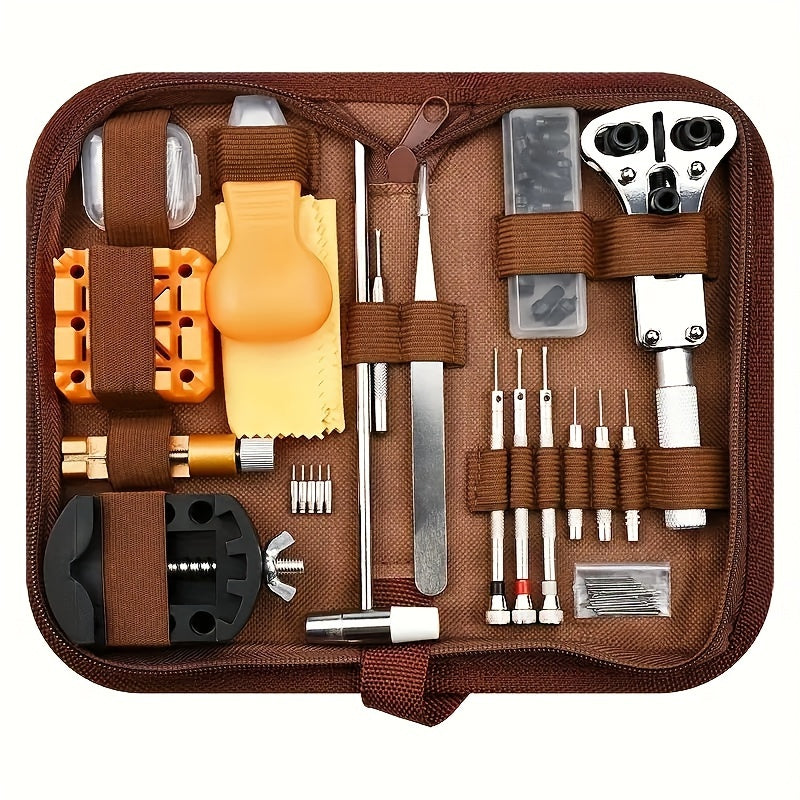 Fashion Watch - Repair Kit 168pcs Professional Watchmaker Tool Set with Case Opener - product detail view 10
