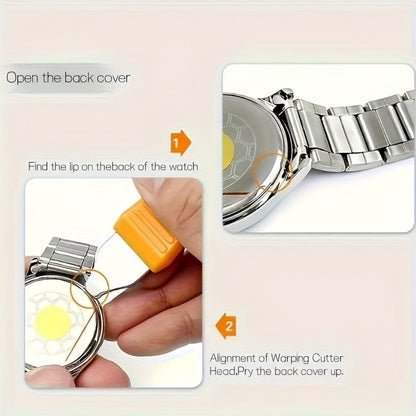 Fashion Watch - Repair Tool Kit 72pcs Professional Watchmaker Set with Case Opener, Case - product detail view 4