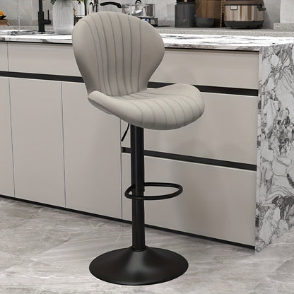 Bar Stool shown in the Grey, Set Of 1 option