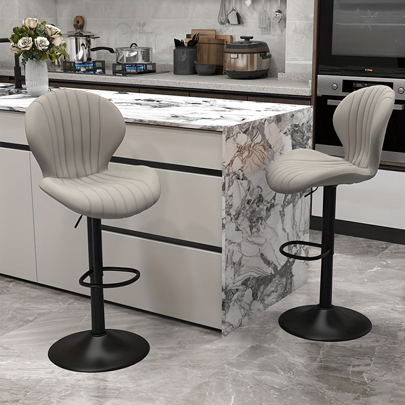 Bar Stool shown in the Grey, Set Of 2 option