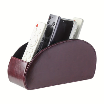 Faux Leather Desktop Organizer with Remote Control and Multiple Color Options detail image - detail view 10