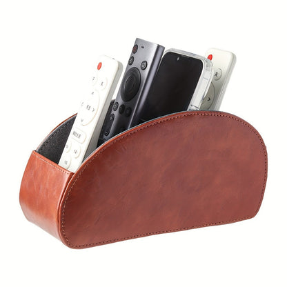 Faux Leather Desktop Organizer with Remote Control and Multiple Color Options detail image - detail view 11