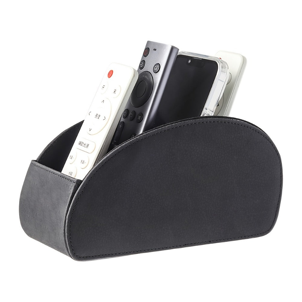 Faux Leather Desktop Organizer with Remote Control and Multiple Color Options detail image - detail view 8
