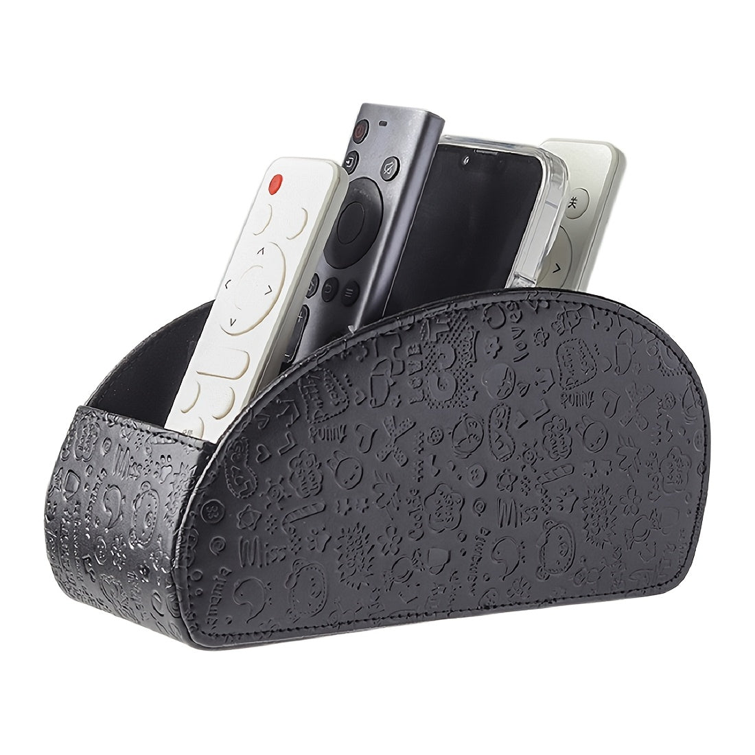 Desktop Organizer shown in the Embossed Black option