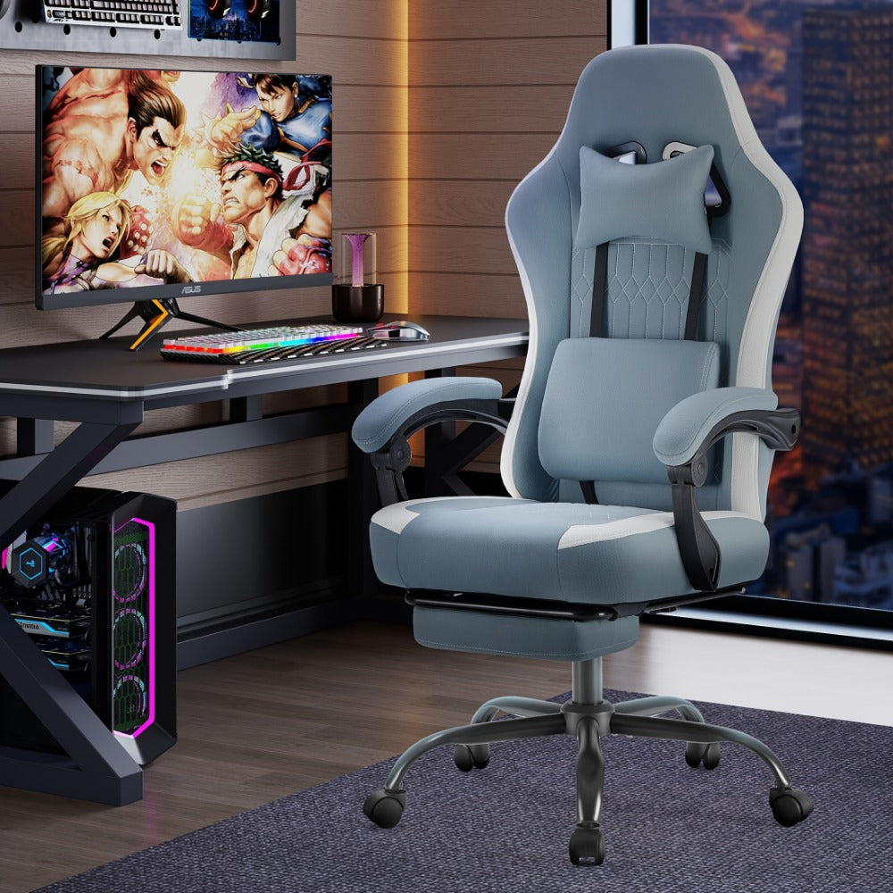 Faux Leather Gaming Chair, High-Back Gaming Seat for Comfortable Everyday Seating detail image - detail view 15