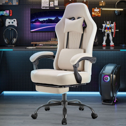 Faux Leather Gaming Chair, High-Back Gaming Seat for Comfortable Everyday Seating detail image - detail view 19