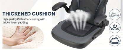 Faux Leather Gaming Chair, High-Back Gaming Seat for Comfortable Everyday Seating detail image - detail view 25