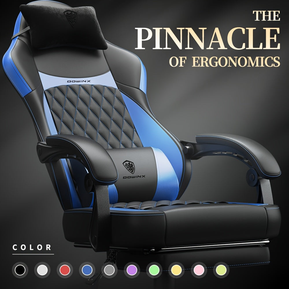 Gaming Chair shown in the Black Blue option