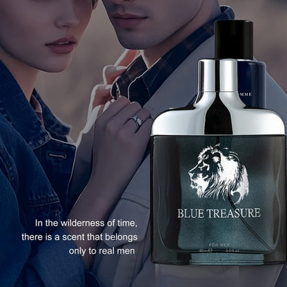 Perfume Unisex 100ml Blue Treasure Spray with Citrus, Spice, Oud, Sandalwood, Cedar, Amber and Musk
