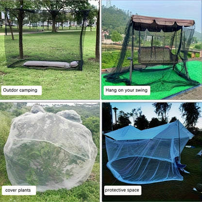 Bed Canopy Mosquito Net - Princess Canopy for Beds with Curtains, Sheer Bed Drapes for Indoor Outdoor Use