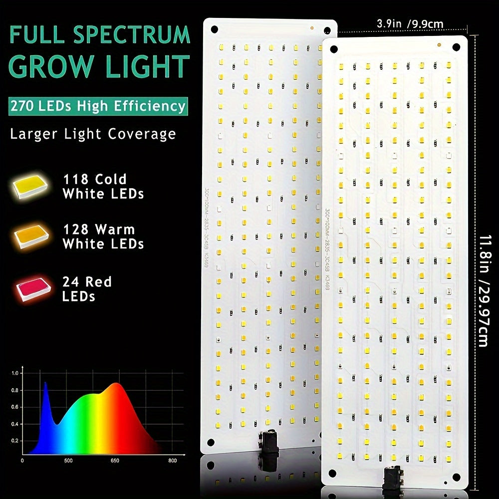 Grow Light | Full Spectrum 270 LED Timer Dimmable Indoor Plants Seedling