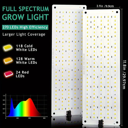 Grow Light | Full Spectrum 270 LED Timer Dimmable Indoor Plants Seedling