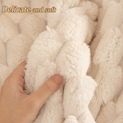 Sofa Cover 35.5-Inch Fuzzy Polyester Single-Piece Pad with Silicone Non-Slip Backing for 2 to 4 Seats