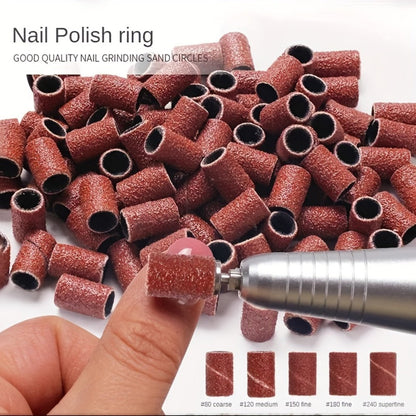 Professional Nail Drill Kit 20000RPM with 6 Drill Bits & 50 Sanding Bands — Electric Manicure Pedicure Machine Low Noise Dual-Hand for Acrylic Gel Natural Nails, Home & Salon Nail File Set, 8-in-1 Option