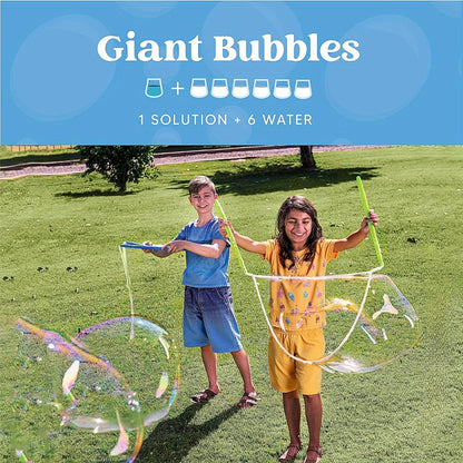 32oz Bubble Solution Refill Concentrate, Makes 2.5 Gallons, Compatible with Bubble Machines, Wands & Blowers