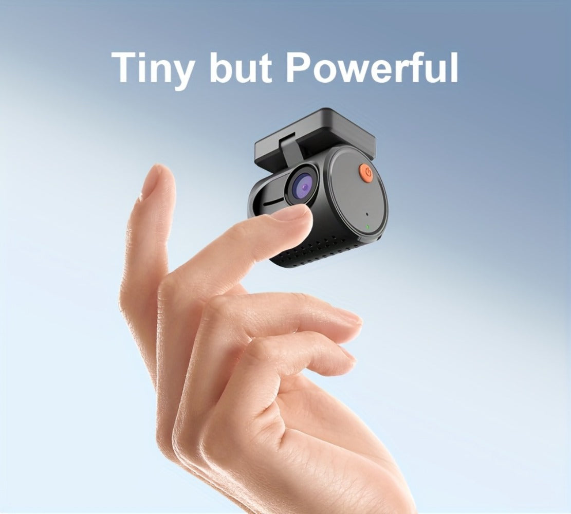 KAWA Mini 3 2K Dash Cam – 1296P QHD WiFi APP & Voice Control, Super Capacitor, Color Night Vision, WDR, Loop Recording, 24H Parking Monitor, Ultra Compact Car DVR