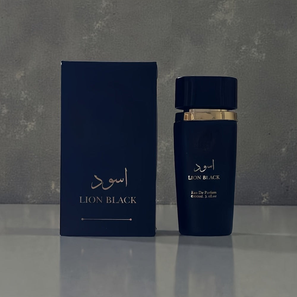 Men's Cologne 100ml Eau de Parfum Spray in Deep Blue Cylindrical Bottle with Matching Presentation Box