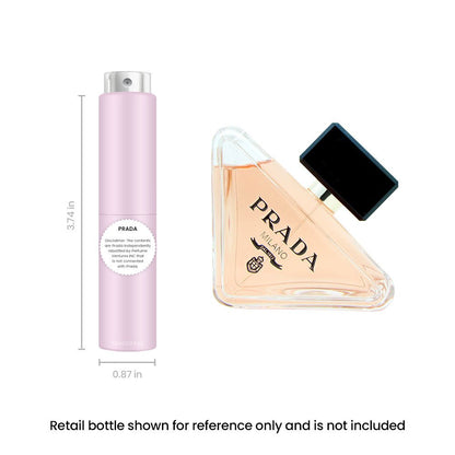 Paradoxe Eau de Parfum Travel Spray, 5ml Portable Pink Atomizer with 0.17 fl oz Labeled Capacity