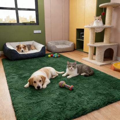 Area Rug Faux-Fur Tufted Collection at 650 g/m² with 22 Colors and Ten Retained Size Listings