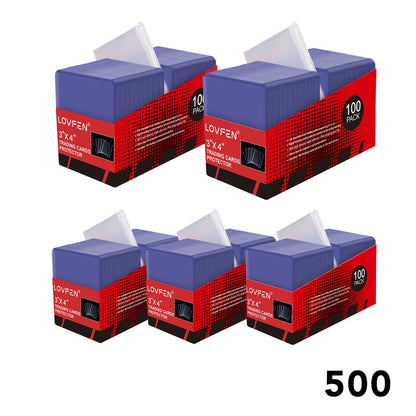 35pt Top Loader and Soft Card Sleeve Sets in 100, 500, 1000 or 2000 Matching Pair Quantities