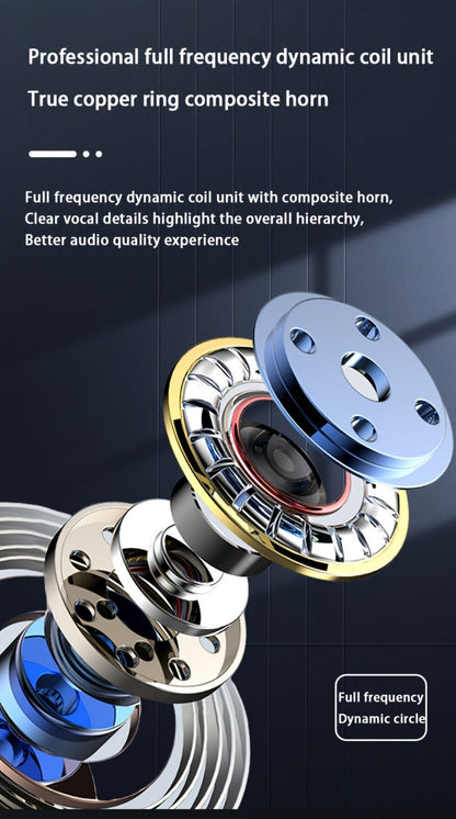 Wireless Earbuds Bluetooth 5.4 Open-Ear Sport Hooks with 24-Hour Playtime and LED Case for Running