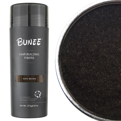 27.5-Gram Hair Fiber Powder in Seven Shades from Black and Brown to Blonde, Auburn and Gray