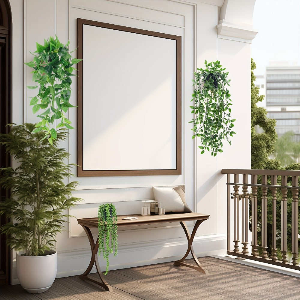 Hanging Artificial Greenery Vines in Eucalyptus, Fern and Mixed Styles with Six- or Eight-Pack Options