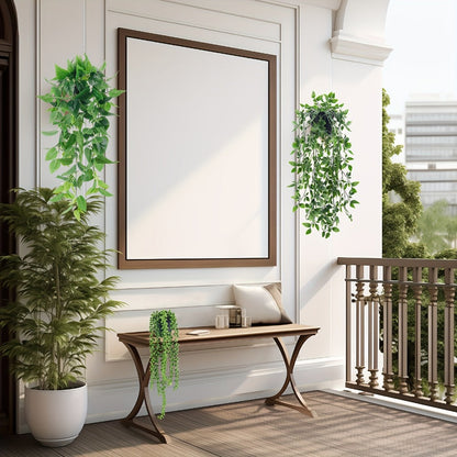 Hanging Artificial Greenery Vines in Eucalyptus, Fern and Mixed Styles with Six- or Eight-Pack Options