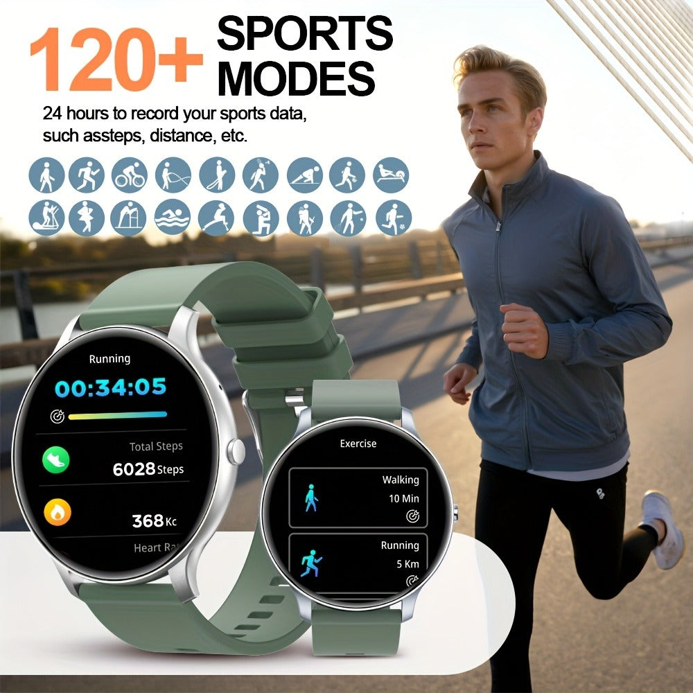 Smartwatch – IP68 Waterproof 1.46" HD – 100+ Sport Modes, Wireless Calling, Music Control, Remote Camera, Sedentary Reminder – Unisex…