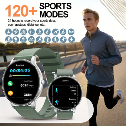 Smartwatch – IP68 Waterproof 1.46" HD – 100+ Sport Modes, Wireless Calling, Music Control, Remote Camera, Sedentary Reminder – Unisex…