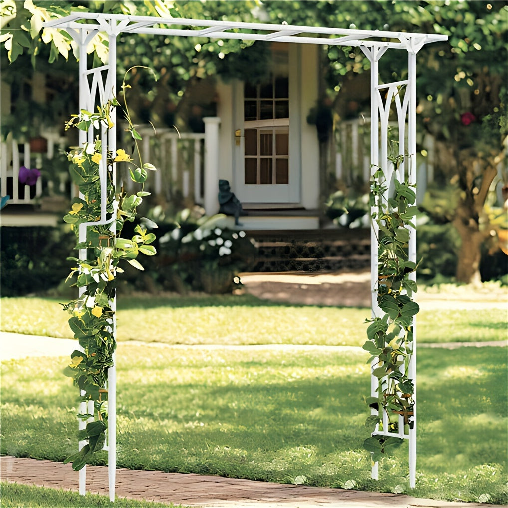 Wedding Arch Metal Garden Arbor Pergola Rose Trellis Backdrop Stand