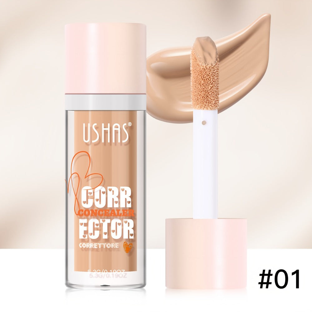 Liquid Concealer with Doe-Foot Applicator, 5.3 g Net Weight and 12 Numbered Shade Options from #01 to #12