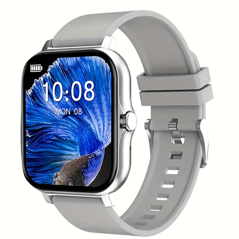 Smartwatch – Large Screen with HD Voice Calling, Unisex Bluetooth , Message Reminder, Multiple Sport Modes, Heart Rate Sleep Tracker…