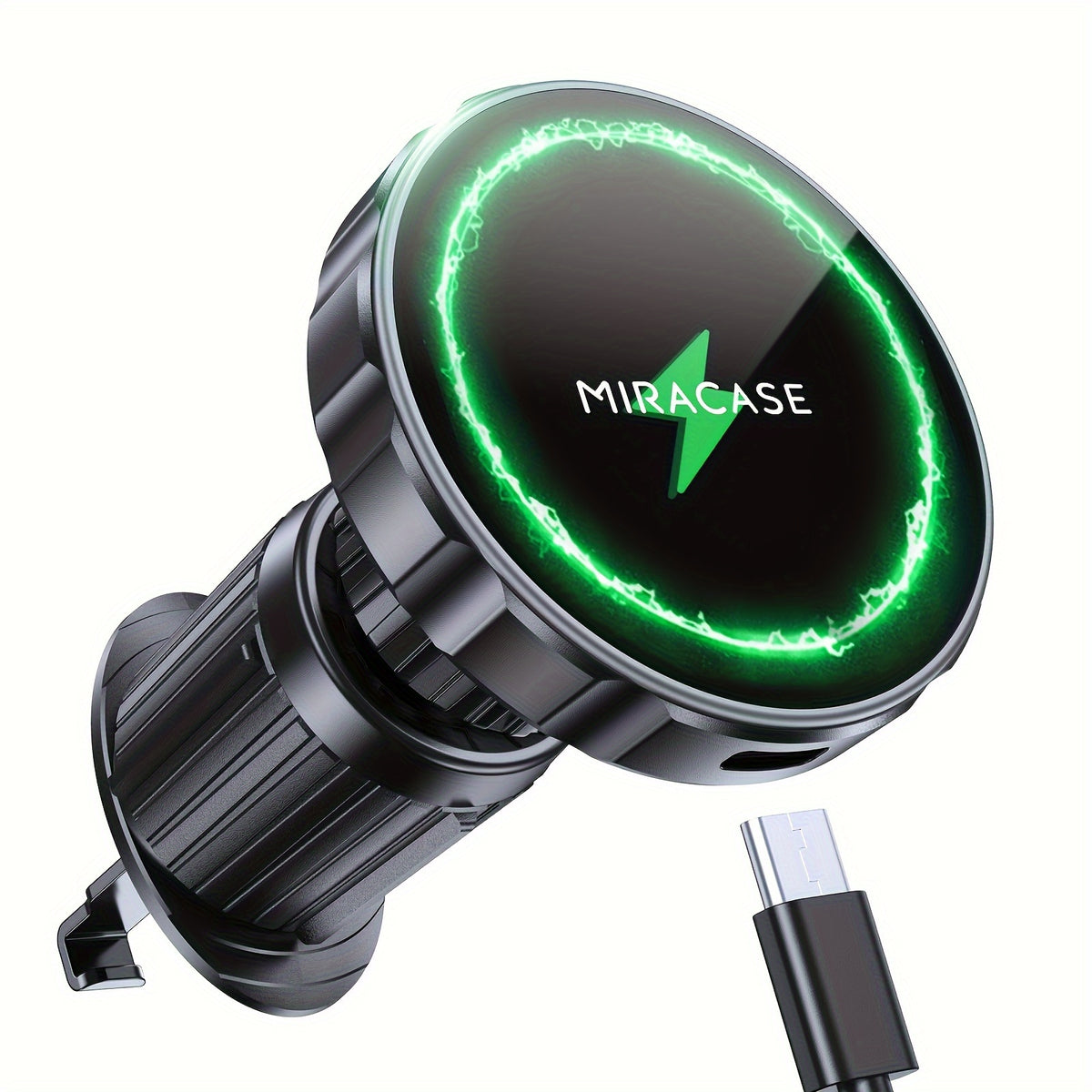 15W Magnetic Wireless Car Charger – Air Vent Mount with N52 Strong Magnet, Fast Charging for iPhone 17 Pro Max / 16 / 15 / 14 / 13 / 12 Series & MagSafe Cases, FCC & RoHS Certified